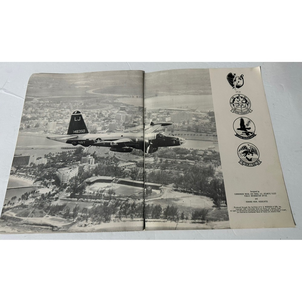 Air Power at Sea, Naval Force Atlantic Fleet, 50th Ann Naval Air Lot Of 2 Navy - Picture 11 of 12